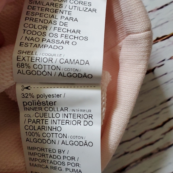 🆕️ PUMA LADIES HALF-ZIP PINK PULLOVER SWEATER - Picture 10 of 12